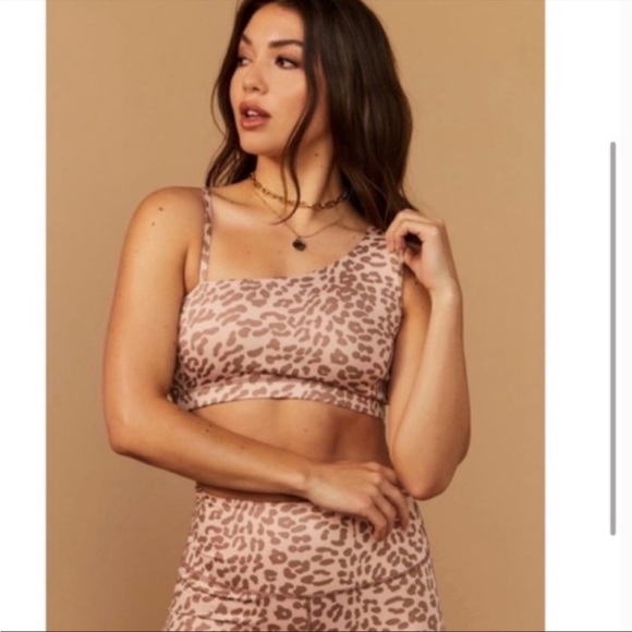 tan + lines Pants - Leopard Print Leggings